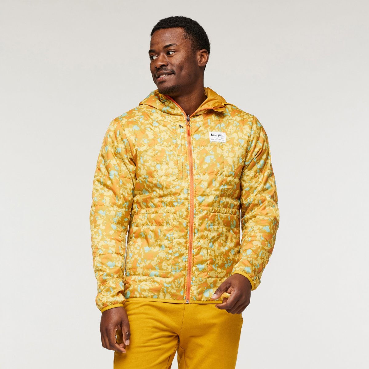 Teca Calido Hooded Jacket Print Man