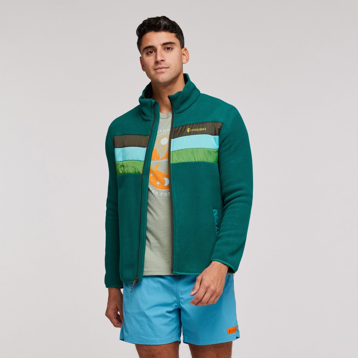Teca Fleece Full-Zip Jacket Man