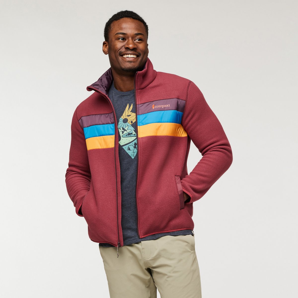 Teca Fleece Full-Zip Jacket Man