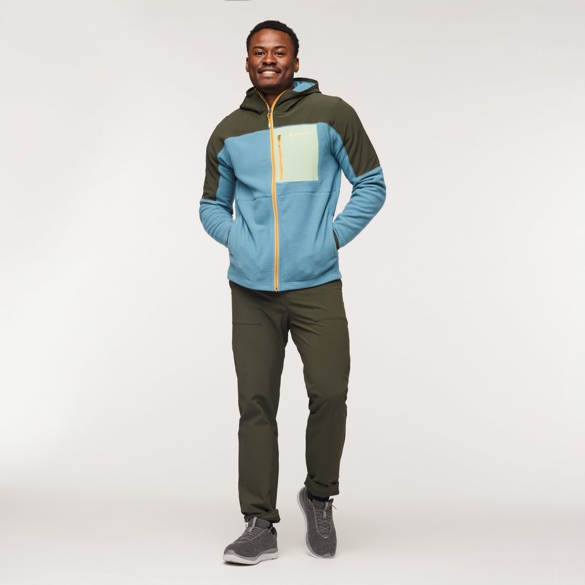 Abrazo Fleece Hooded Full-Zip Jacket Man