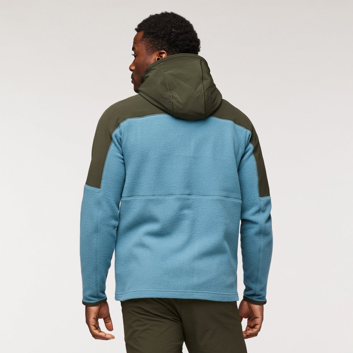 Abrazo Fleece Hooded Full-Zip Jacket Man