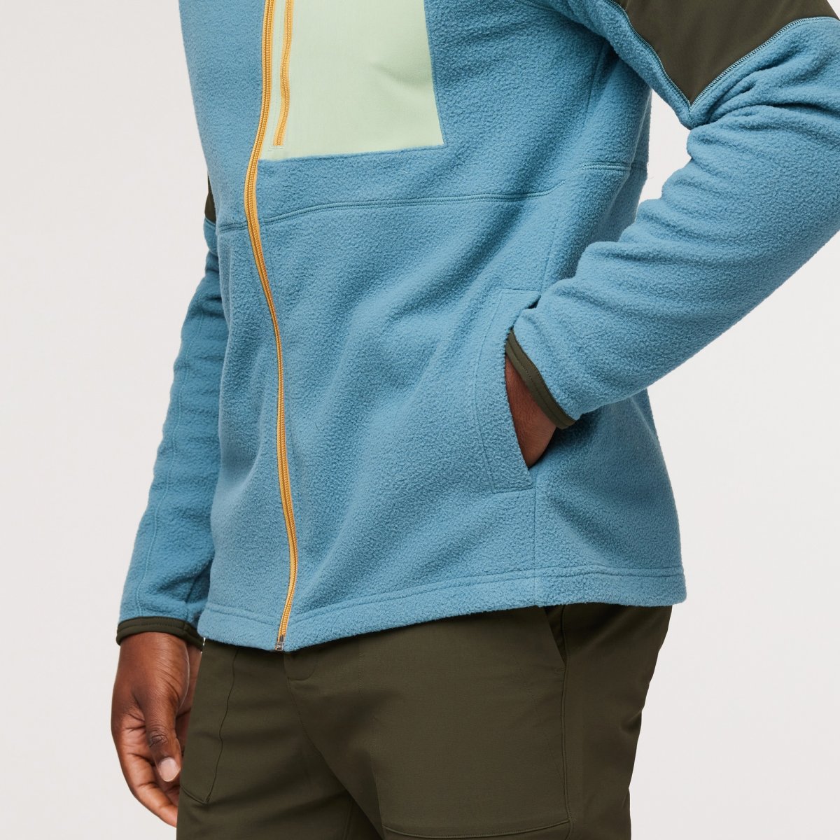 Abrazo Fleece Hooded Full-Zip Jacket Man