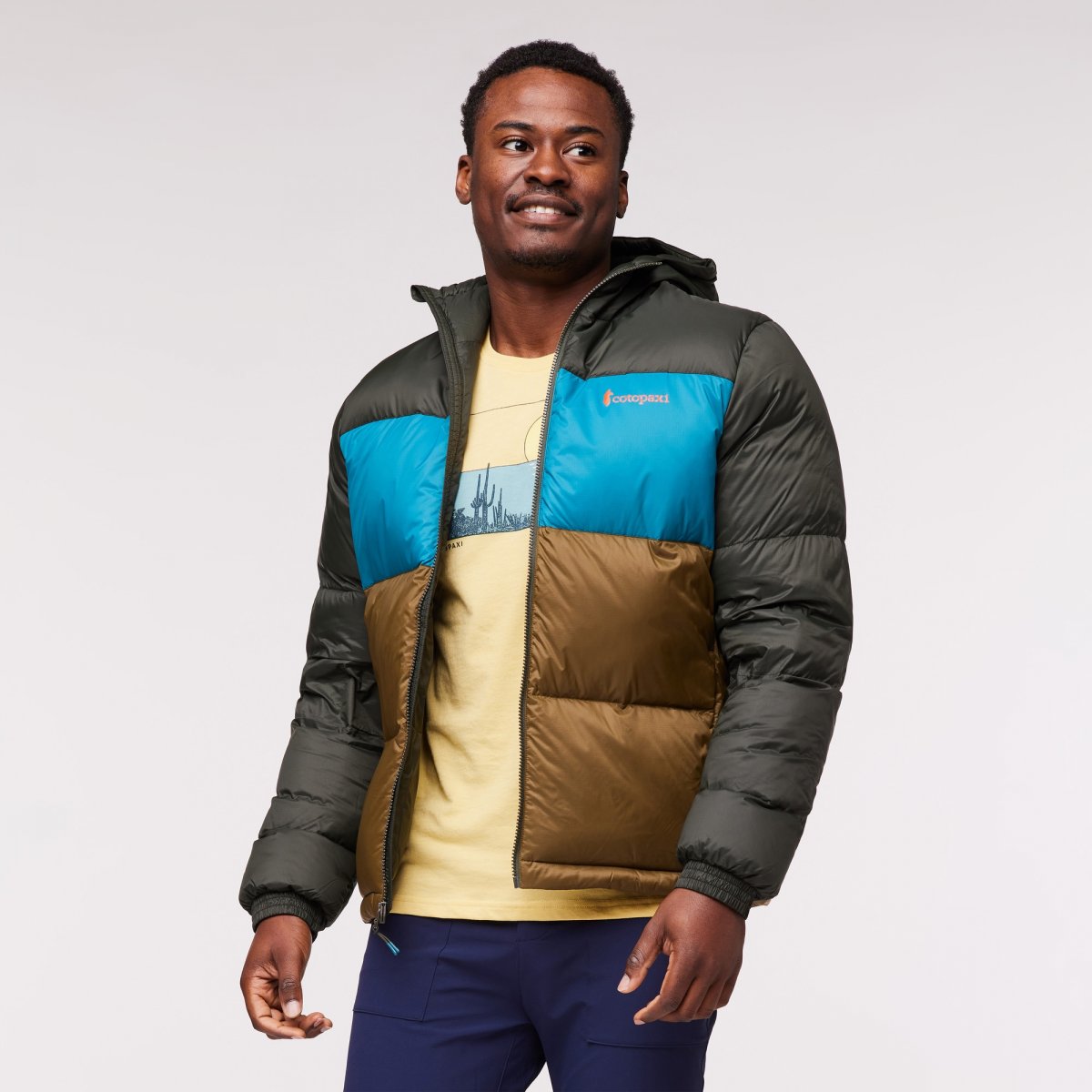 Solazo Hooded Down Jacket Man