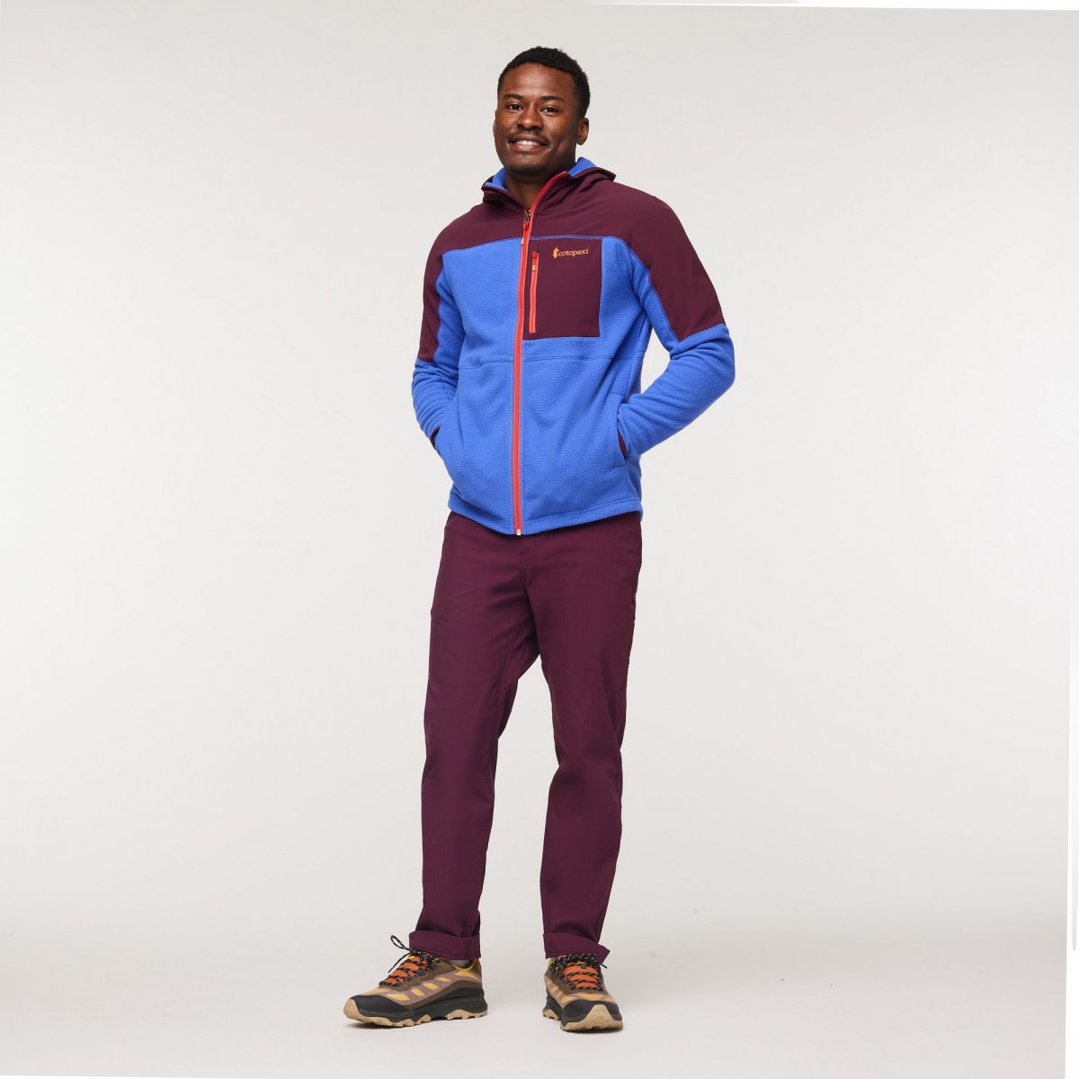 Abrazo Fleece Hooded Full-Zip Jacket Man