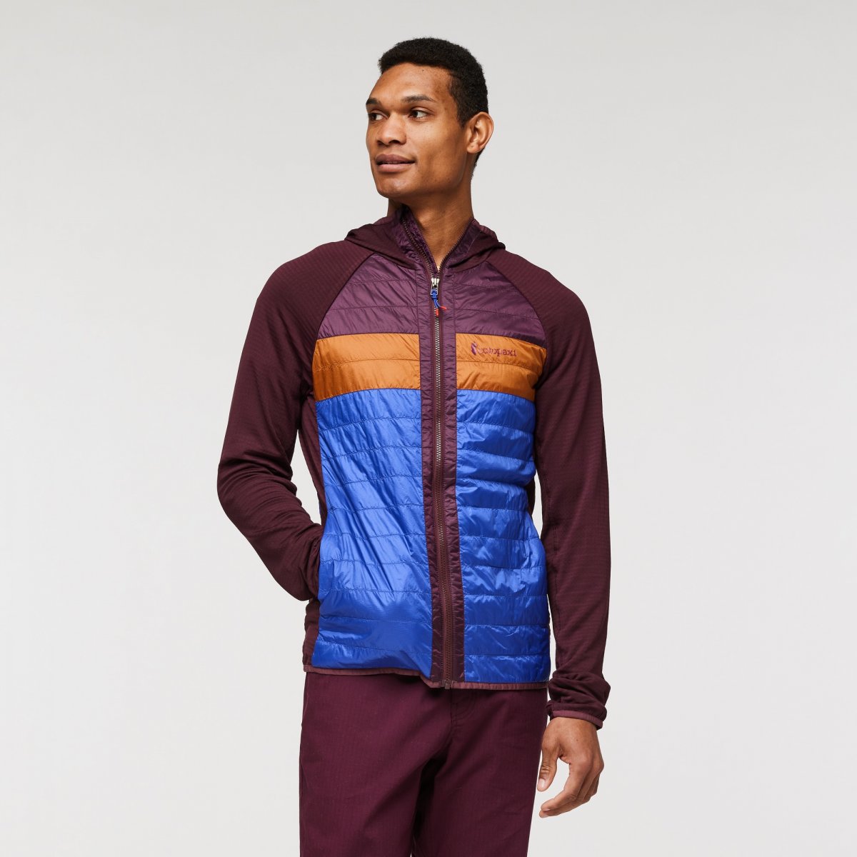 Capa Hybrid Insulated Hooded Jacket Man