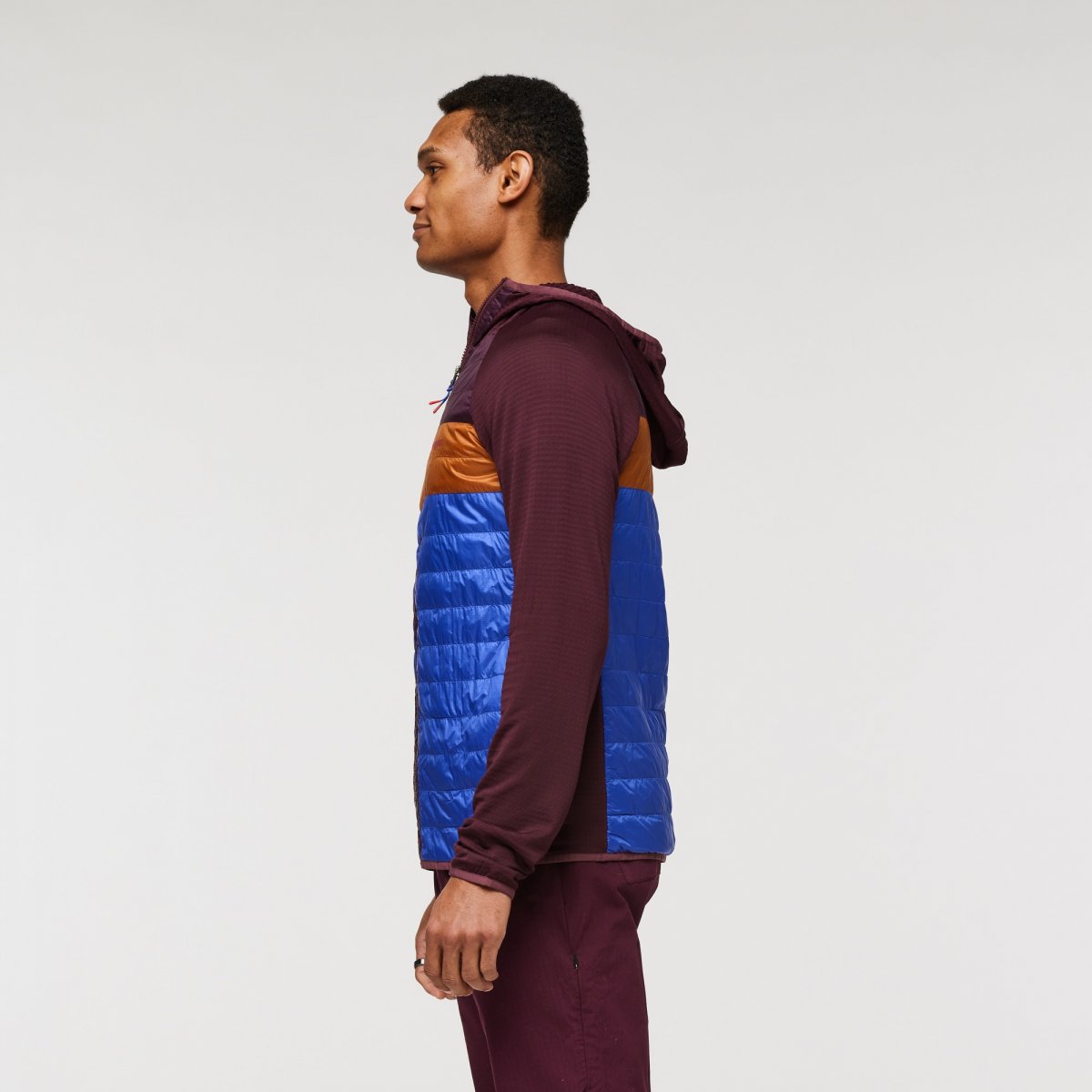 Capa Hybrid Insulated Hooded Jacket Man