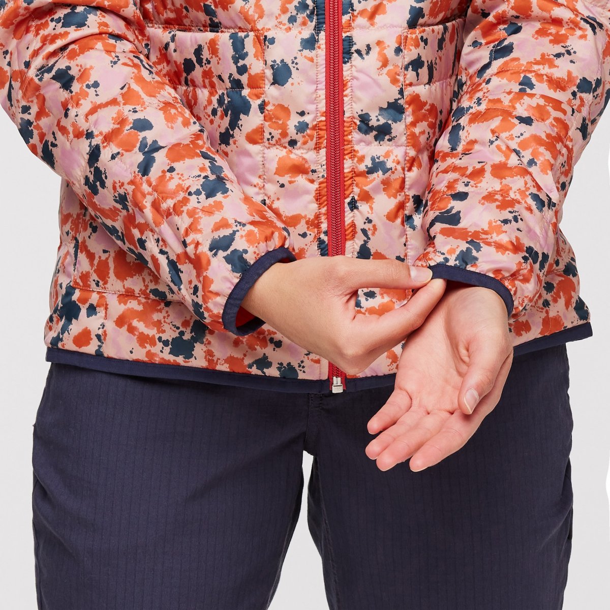 Teca Calido Hooded Jacket Print Woman
