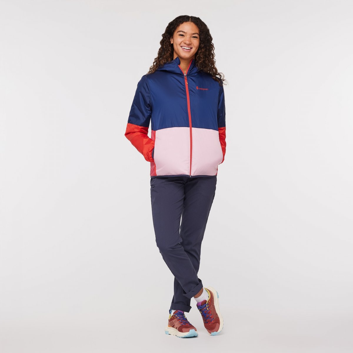Teca Calido Hooded Jacket Print Woman