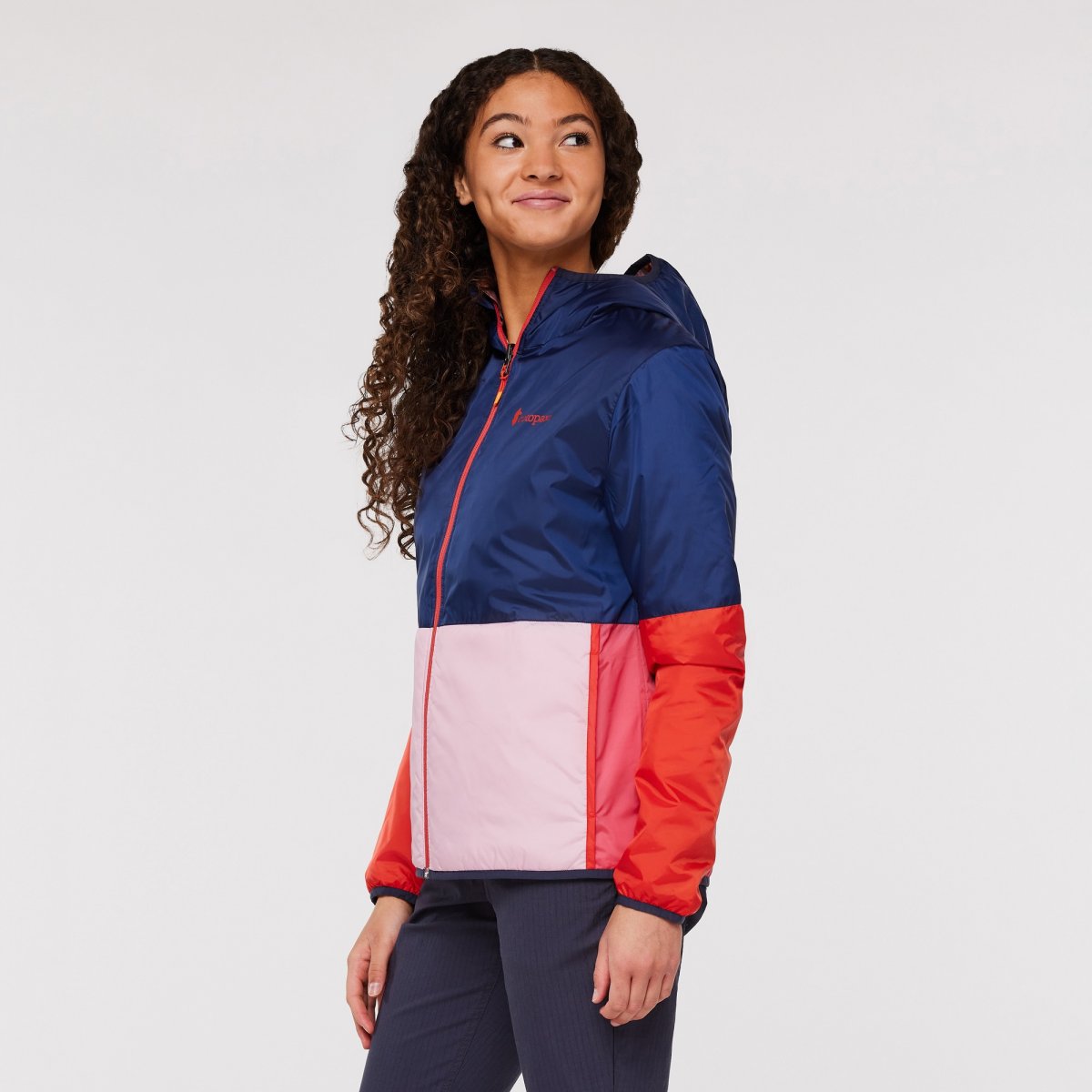 Teca Calido Hooded Jacket Print Woman