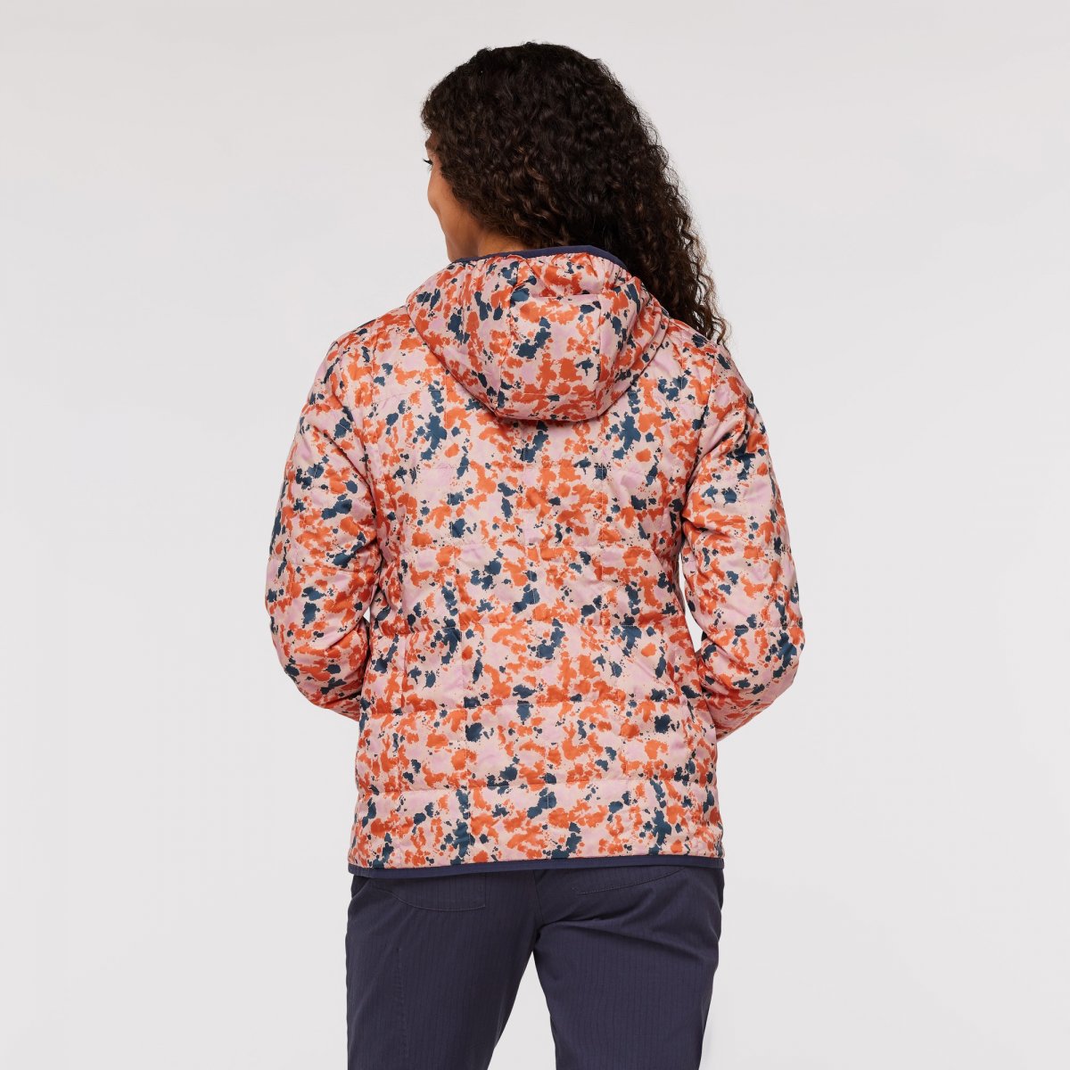 Teca Calido Hooded Jacket Print Woman