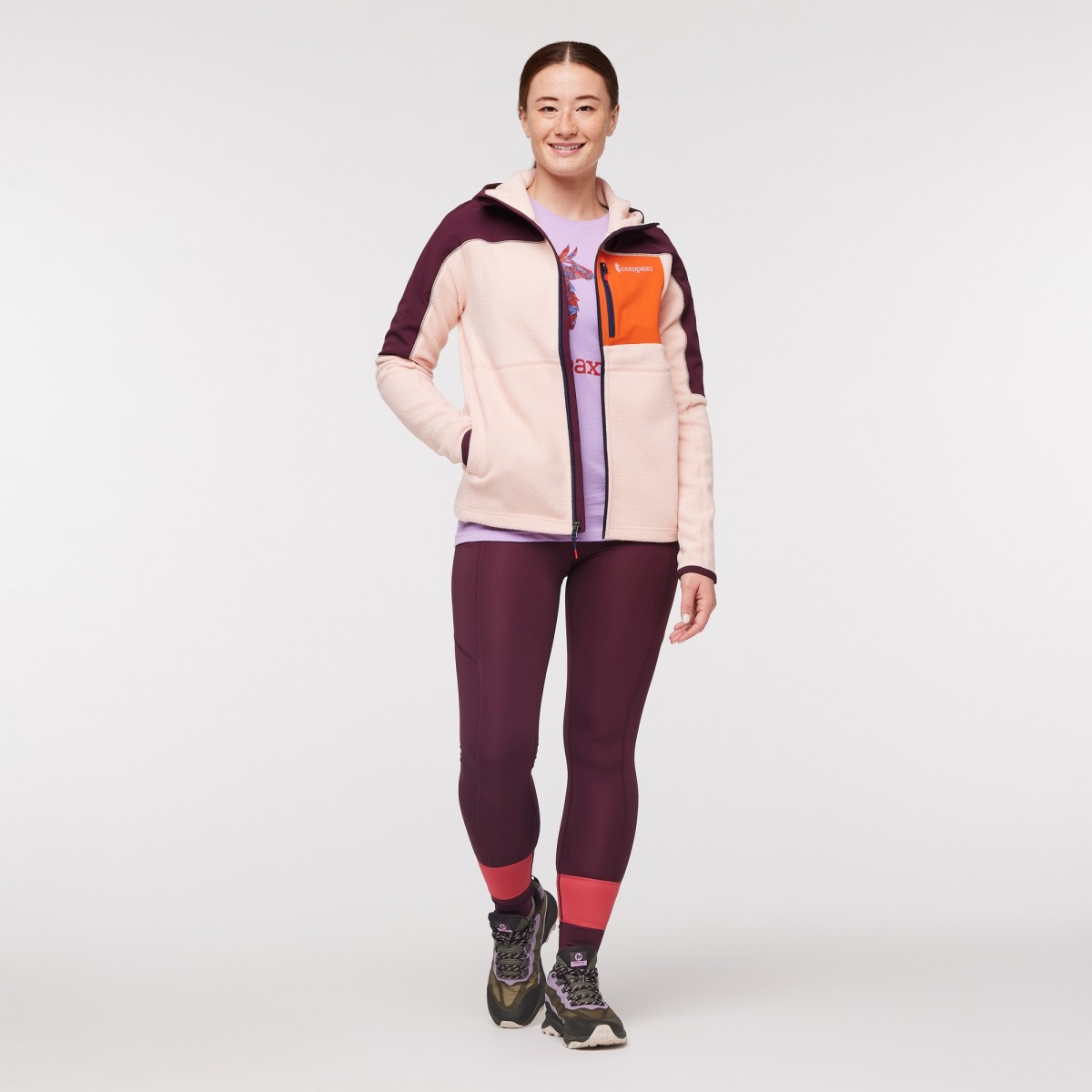 Abrazo Hooded Full-Zip Fleece Jacket Woman