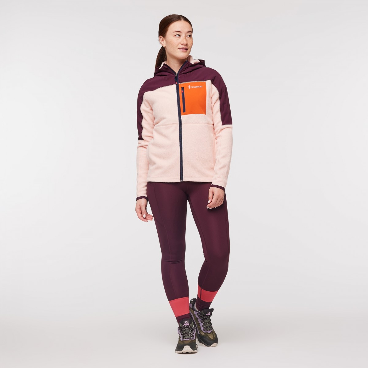Abrazo Hooded Full-Zip Fleece Jacket Woman