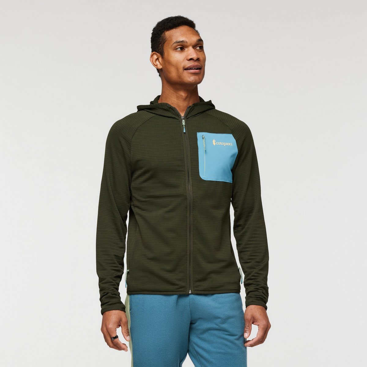 Otero Fleece Full-Zip Hooded Jacket Man