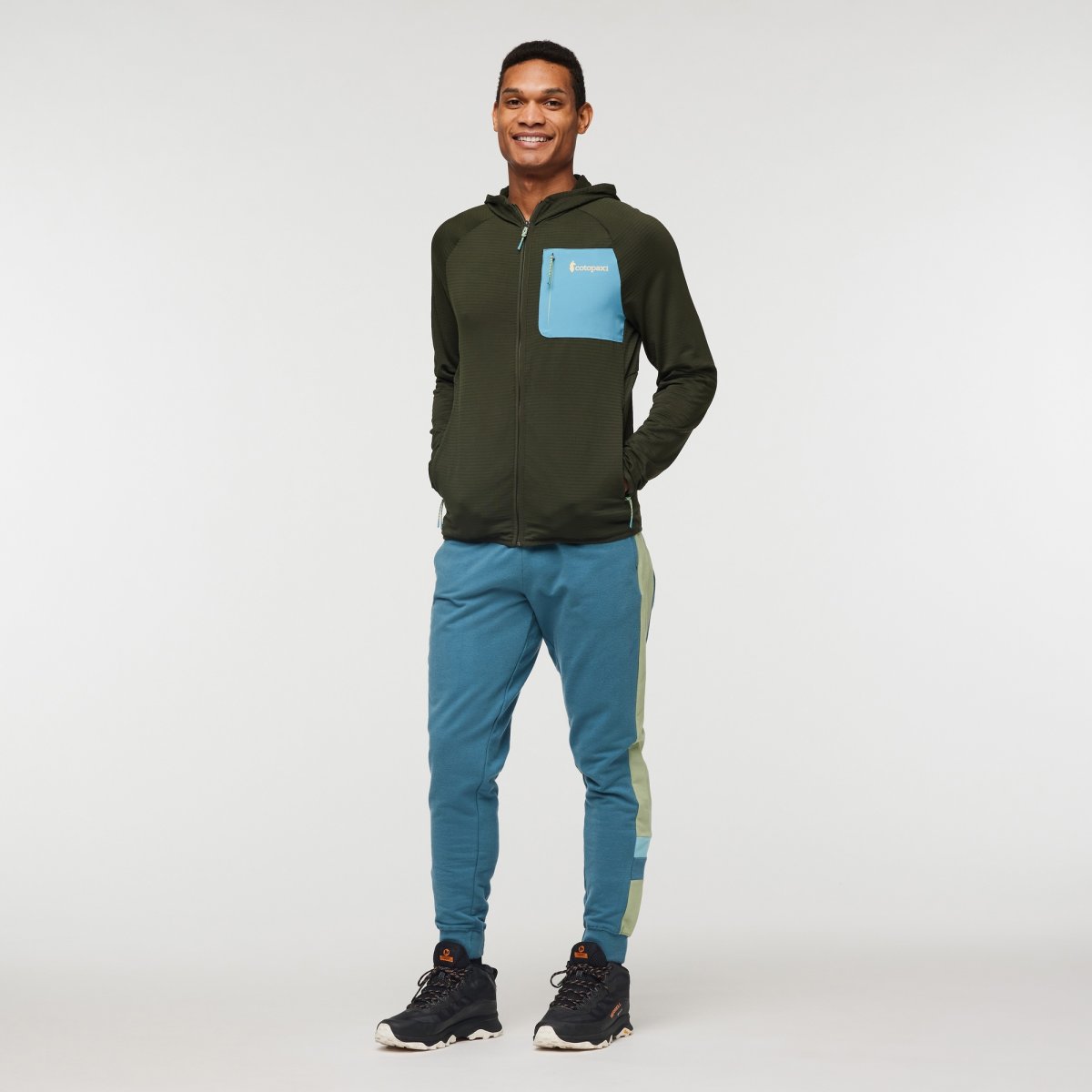 Otero Fleece Full-Zip Hooded Jacket Man