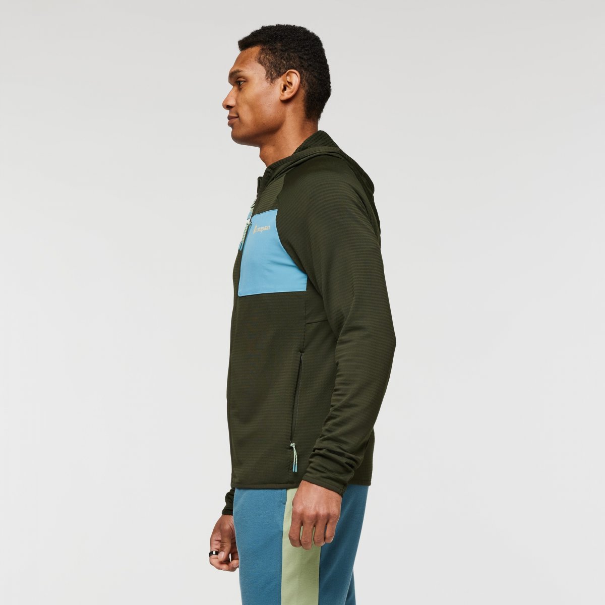 Otero Fleece Full-Zip Hooded Jacket Man