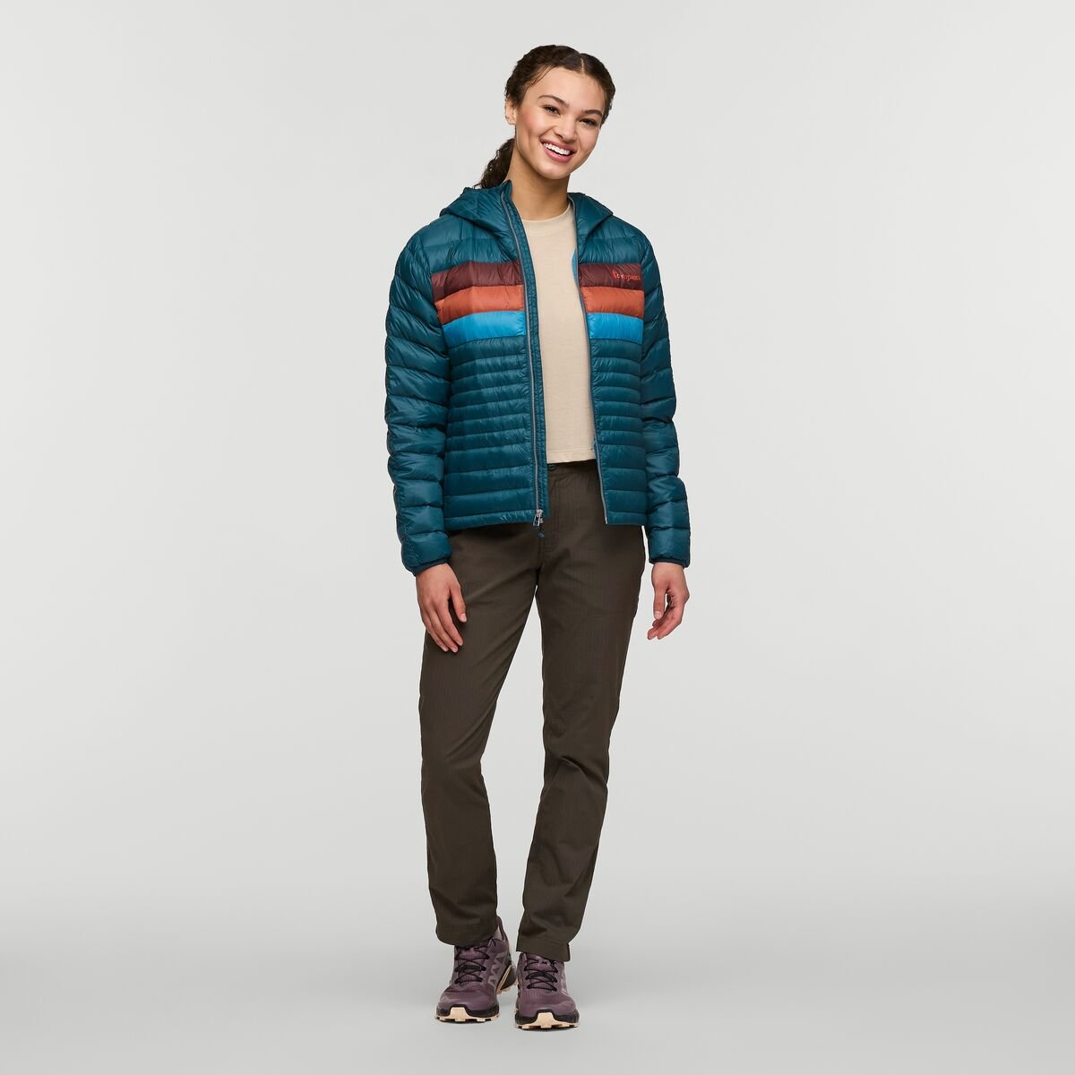 Fuego Down Hooded Jacket Woman