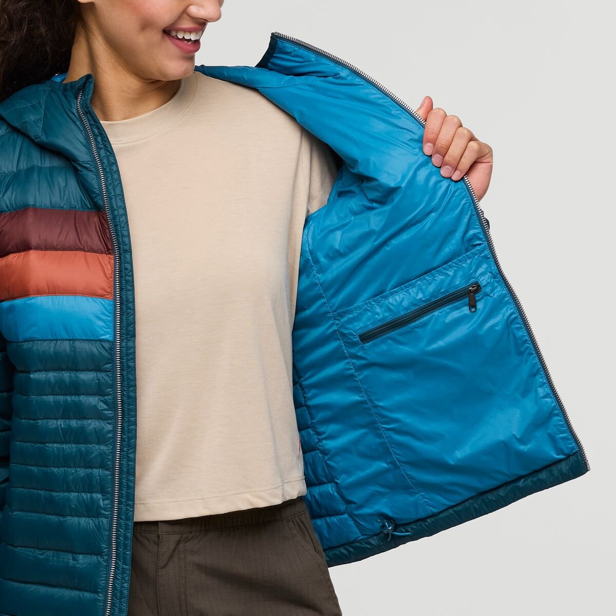 Fuego Down Hooded Jacket Woman