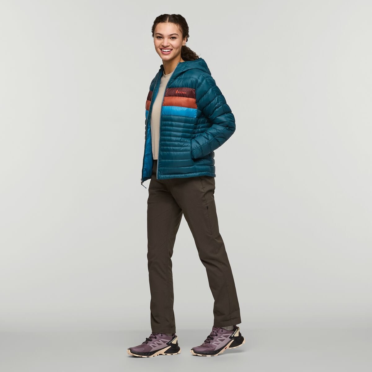 Fuego Down Hooded Jacket Woman