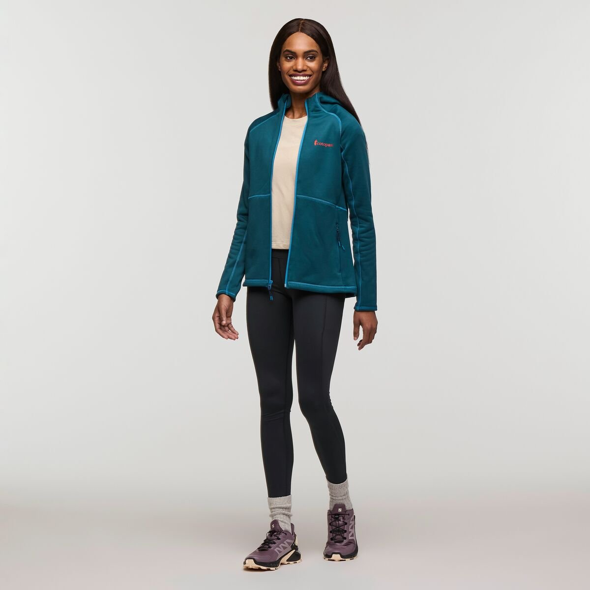 Tempa Fleece Hooded Jacket Woman