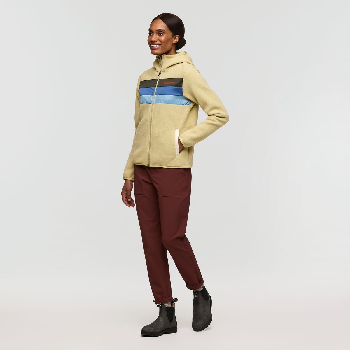 Teca Fleece Hooded Full-Zip Jacket Woman