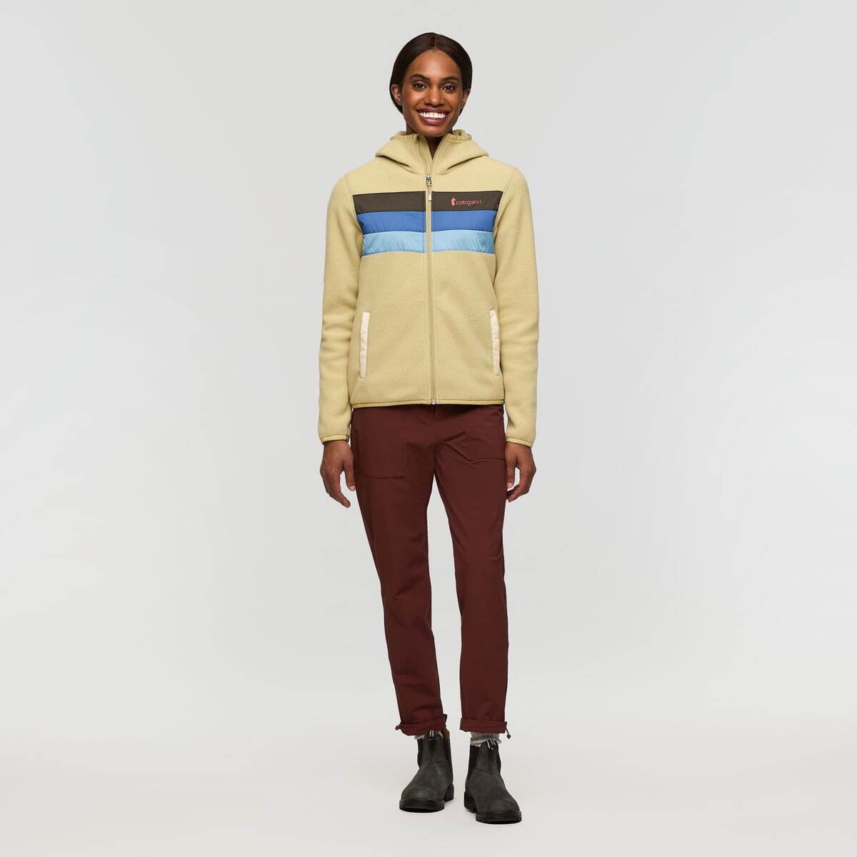 Teca Fleece Hooded Full-Zip Jacket Woman