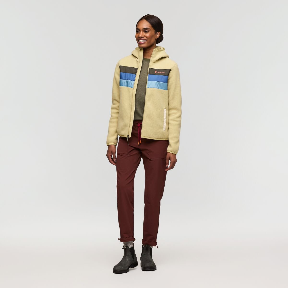 Teca Fleece Hooded Full-Zip Jacket Woman