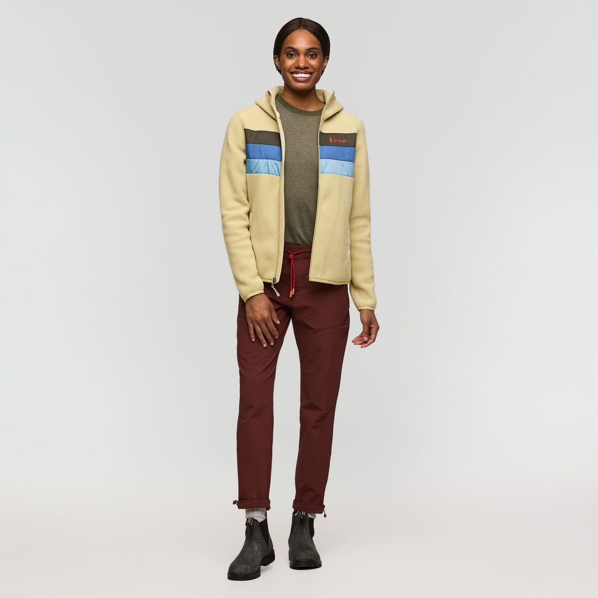 Teca Fleece Hooded Full-Zip Jacket Woman