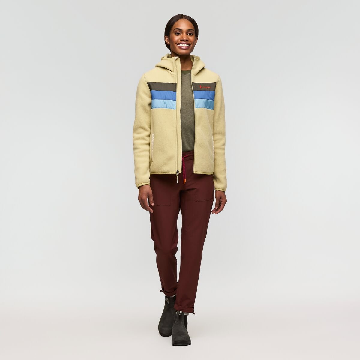 Teca Fleece Hooded Full-Zip Jacket Woman