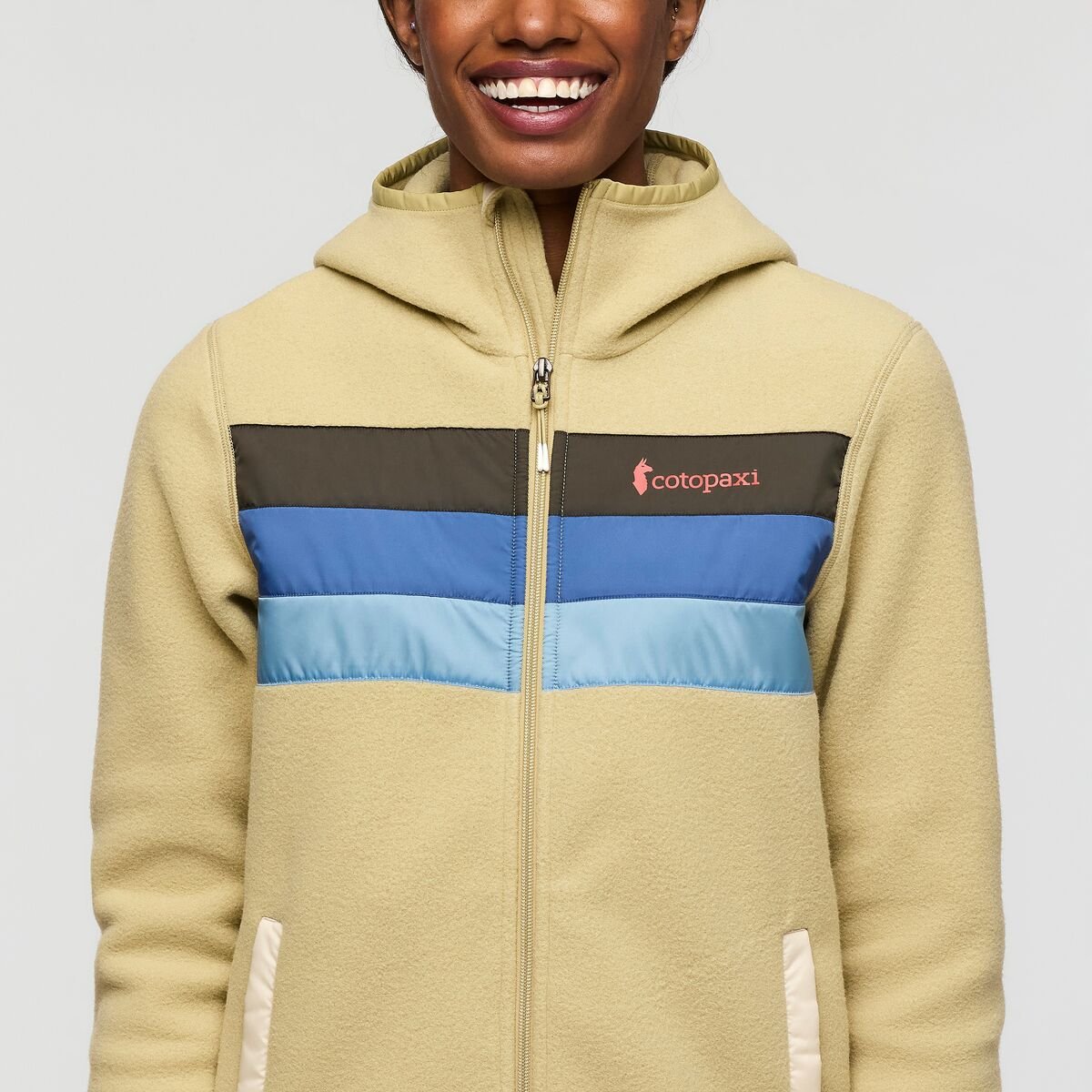 Teca Fleece Hooded Full-Zip Jacket Woman