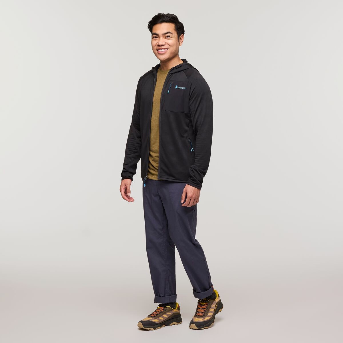 Otero Fleece Full-Zip Hooded Jacket Man