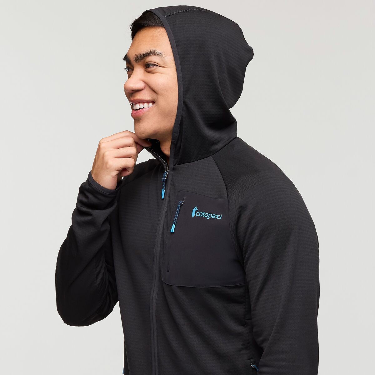 Otero Fleece Full-Zip Hooded Jacket Man