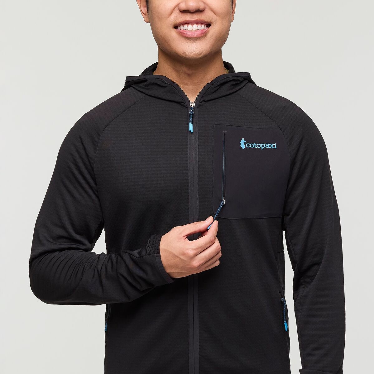Otero Fleece Full-Zip Hooded Jacket Man