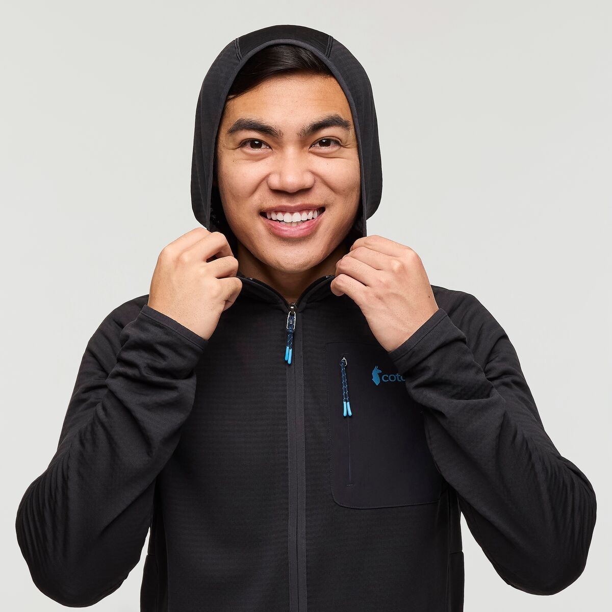Otero Fleece Full-Zip Hooded Jacket Man