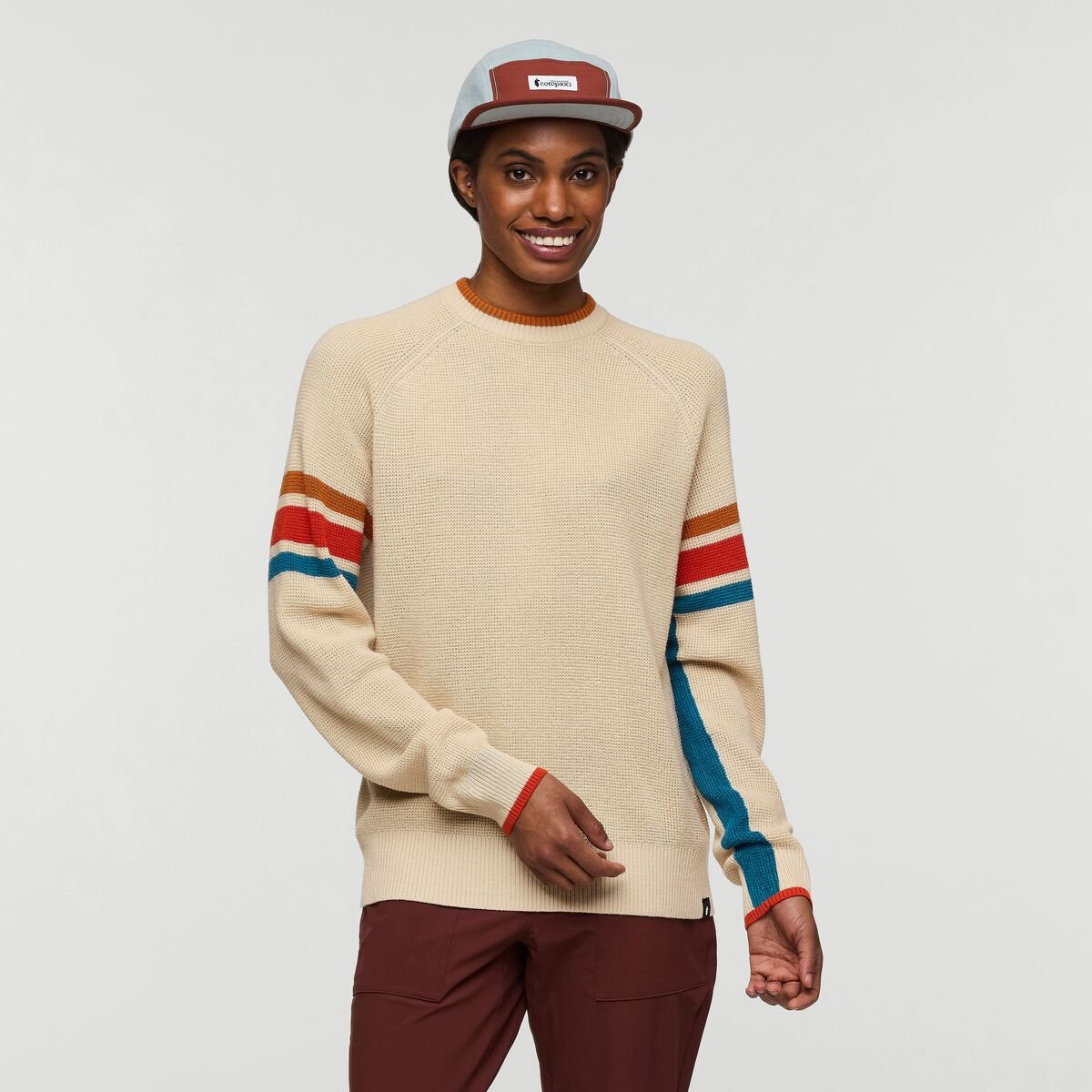 Libre Waffle Crew Sweater Woman