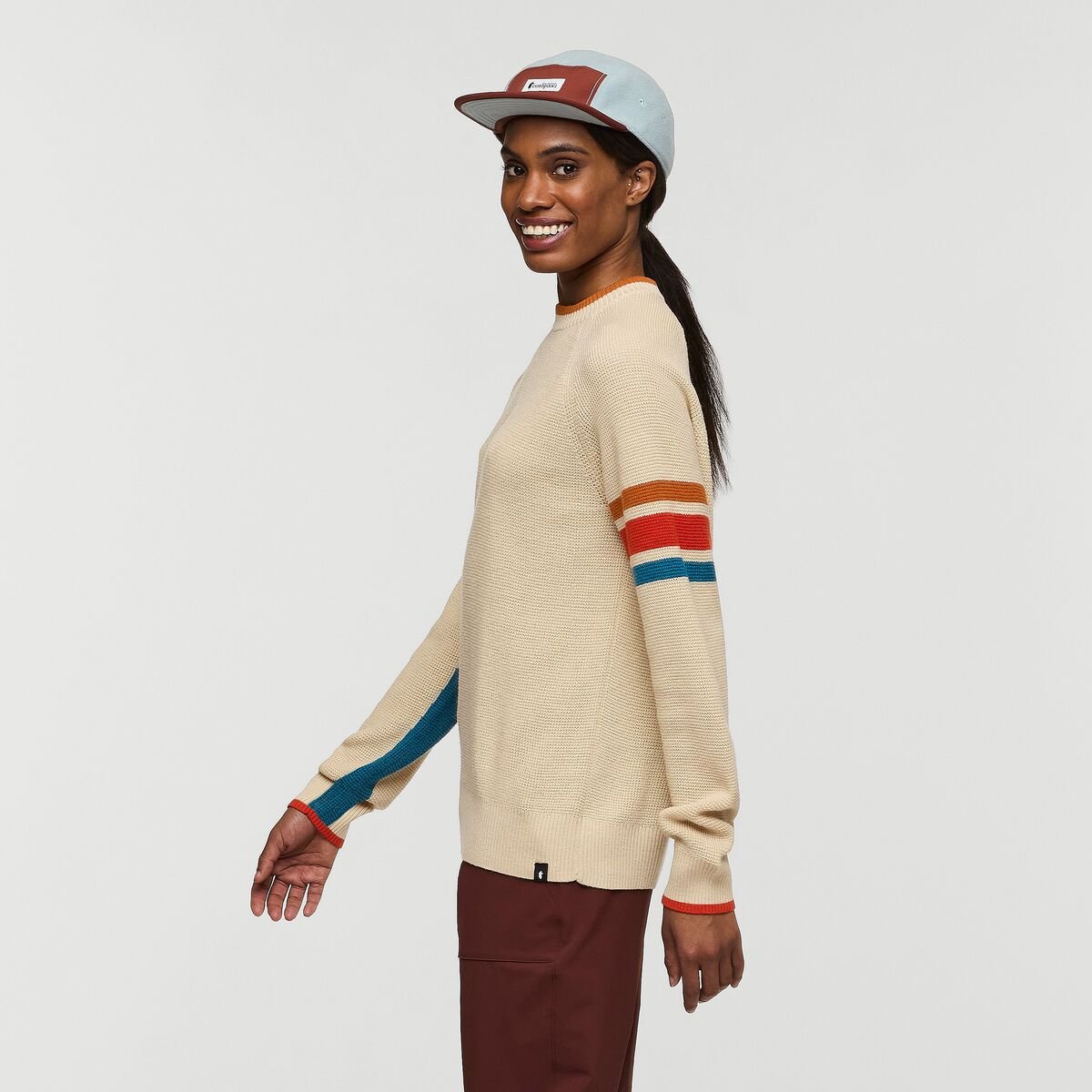 Libre Waffle Crew Sweater Woman