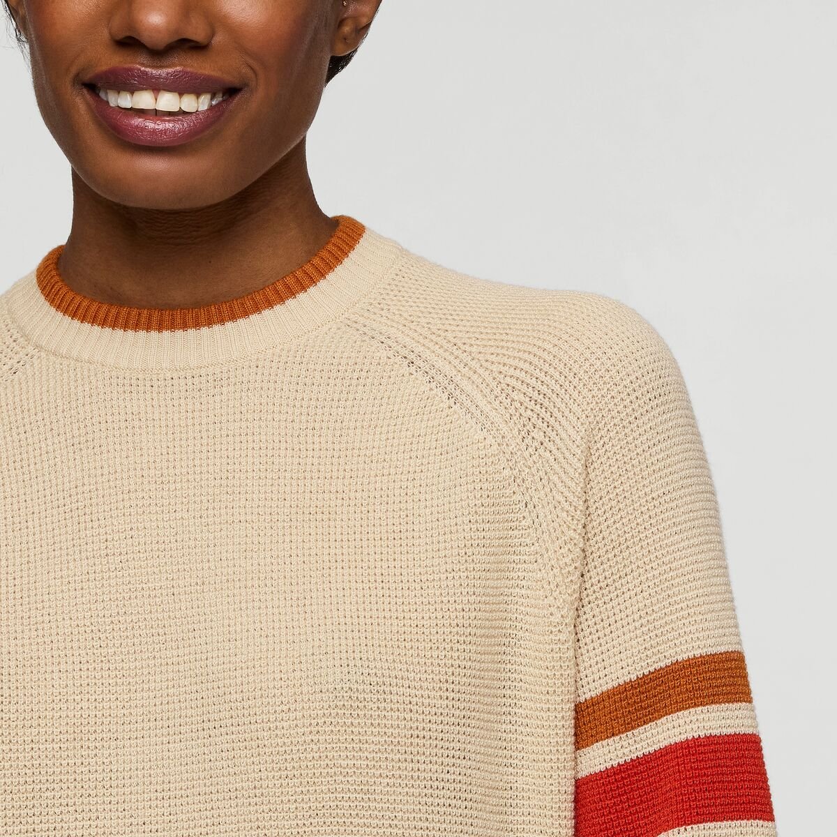 Libre Waffle Crew Sweater Woman