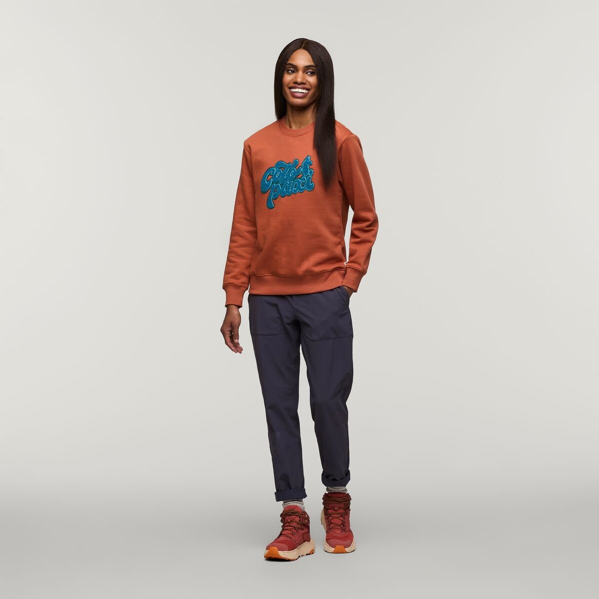 Coto-Patch Crew Sweatshirt Woman