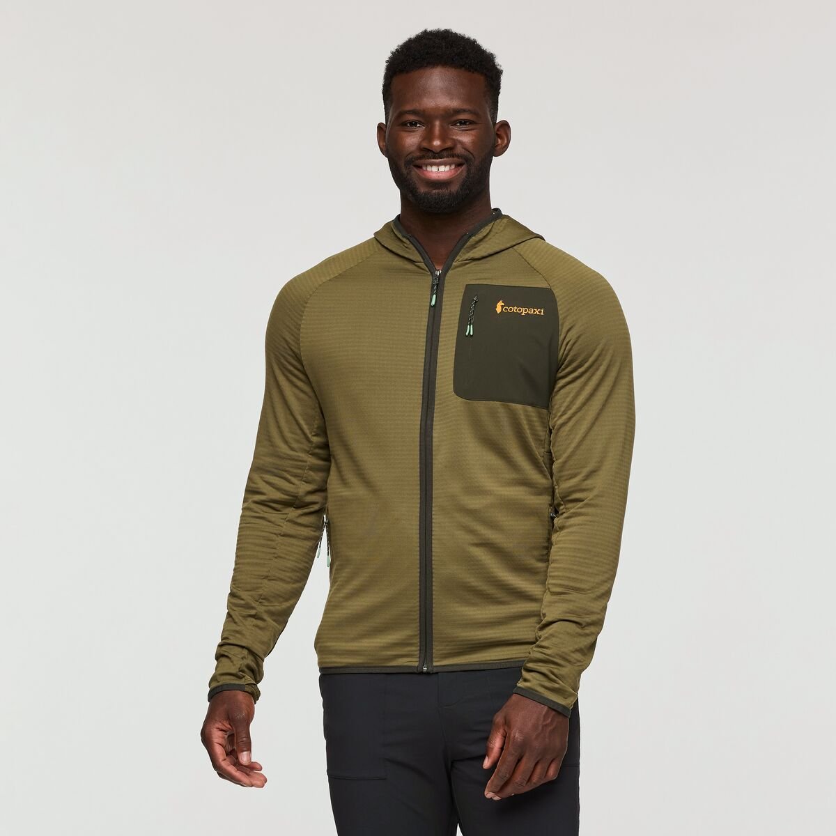 Otero Fleece Full-Zip Hooded Jacket Man