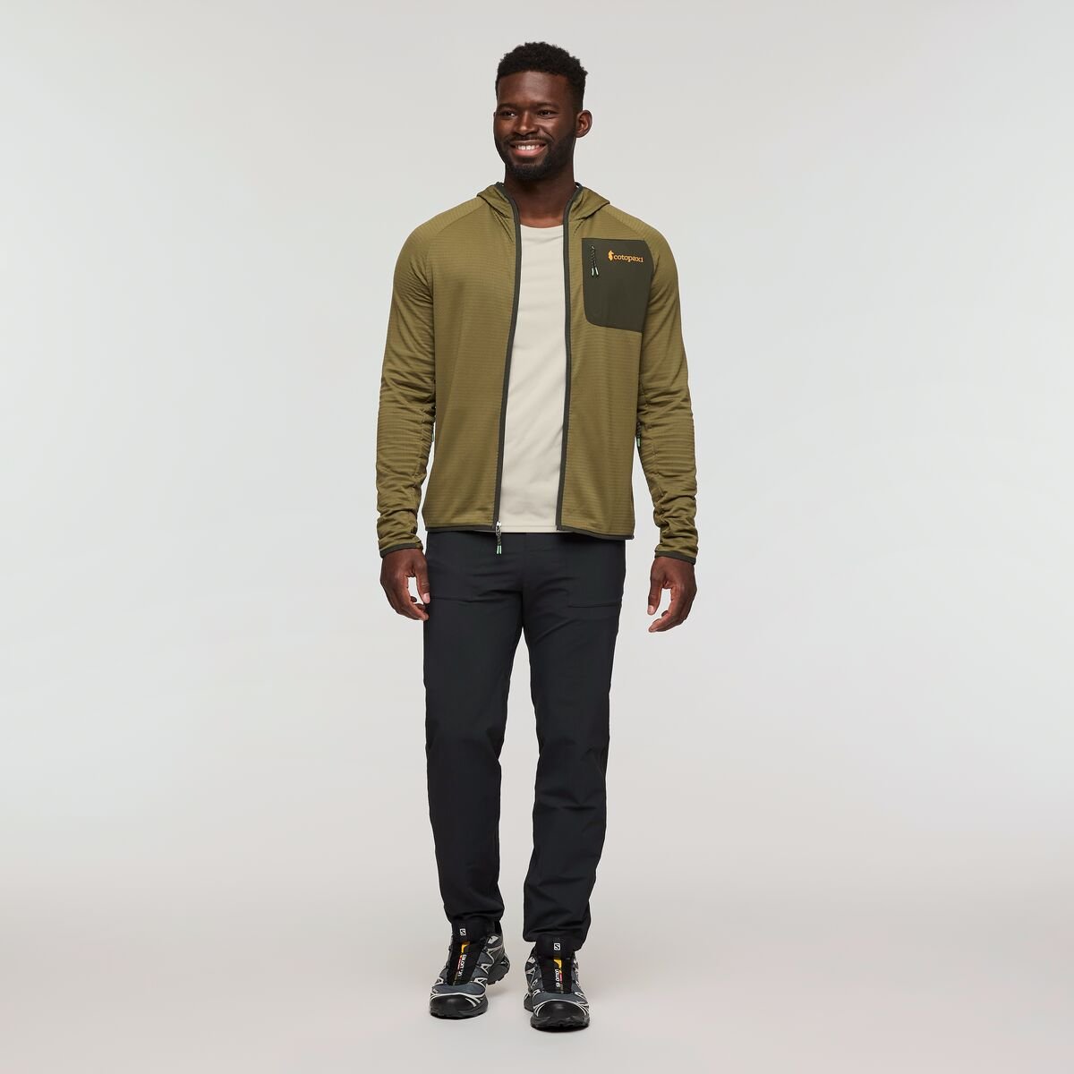 Otero Fleece Full-Zip Hooded Jacket Man