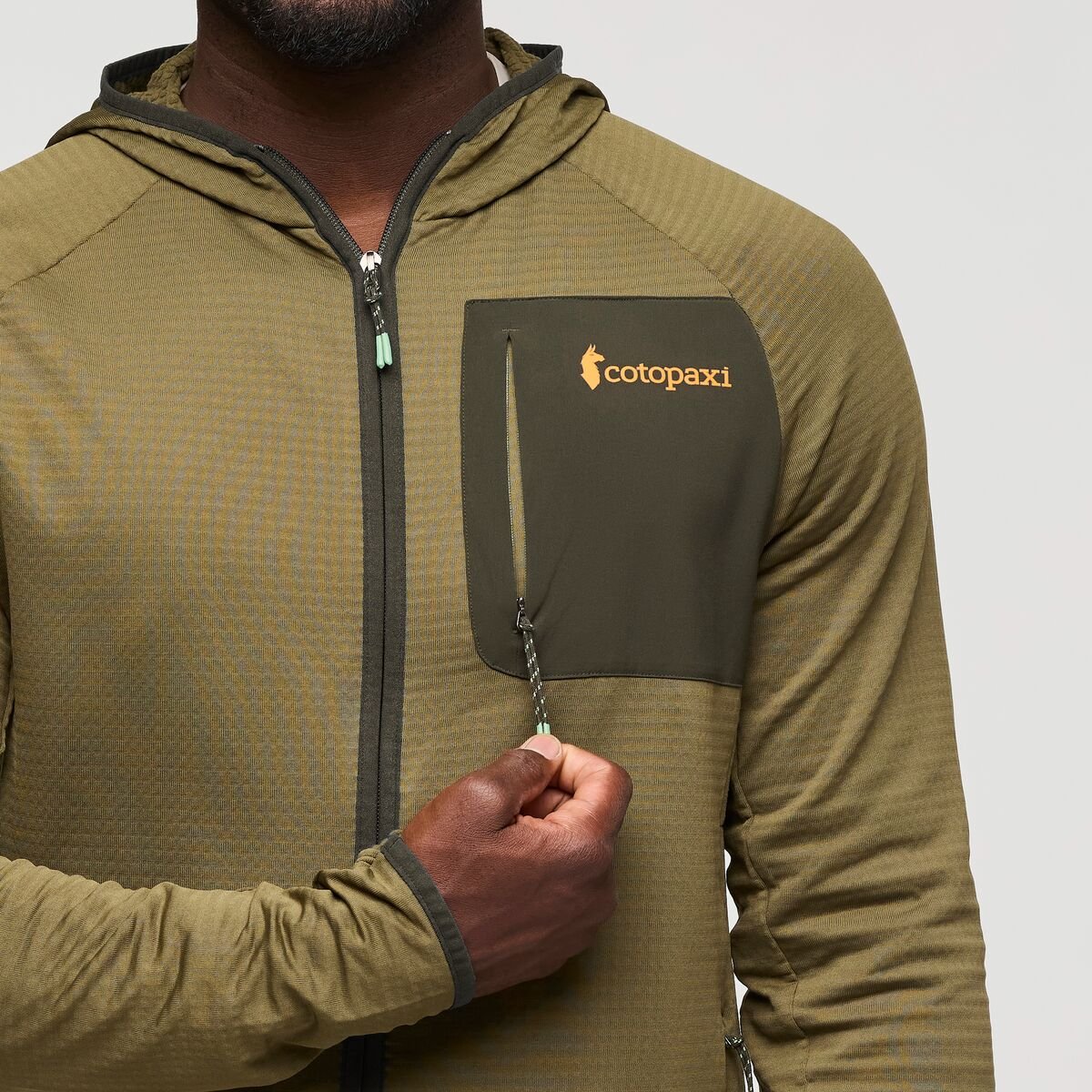 Otero Fleece Full-Zip Hooded Jacket Man