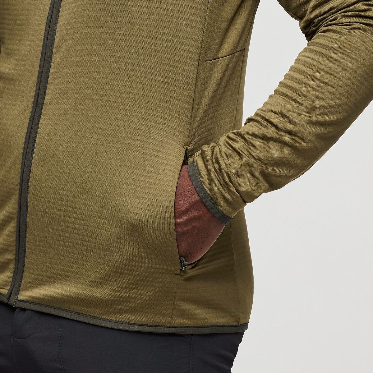 Otero Fleece Full-Zip Hooded Jacket Man