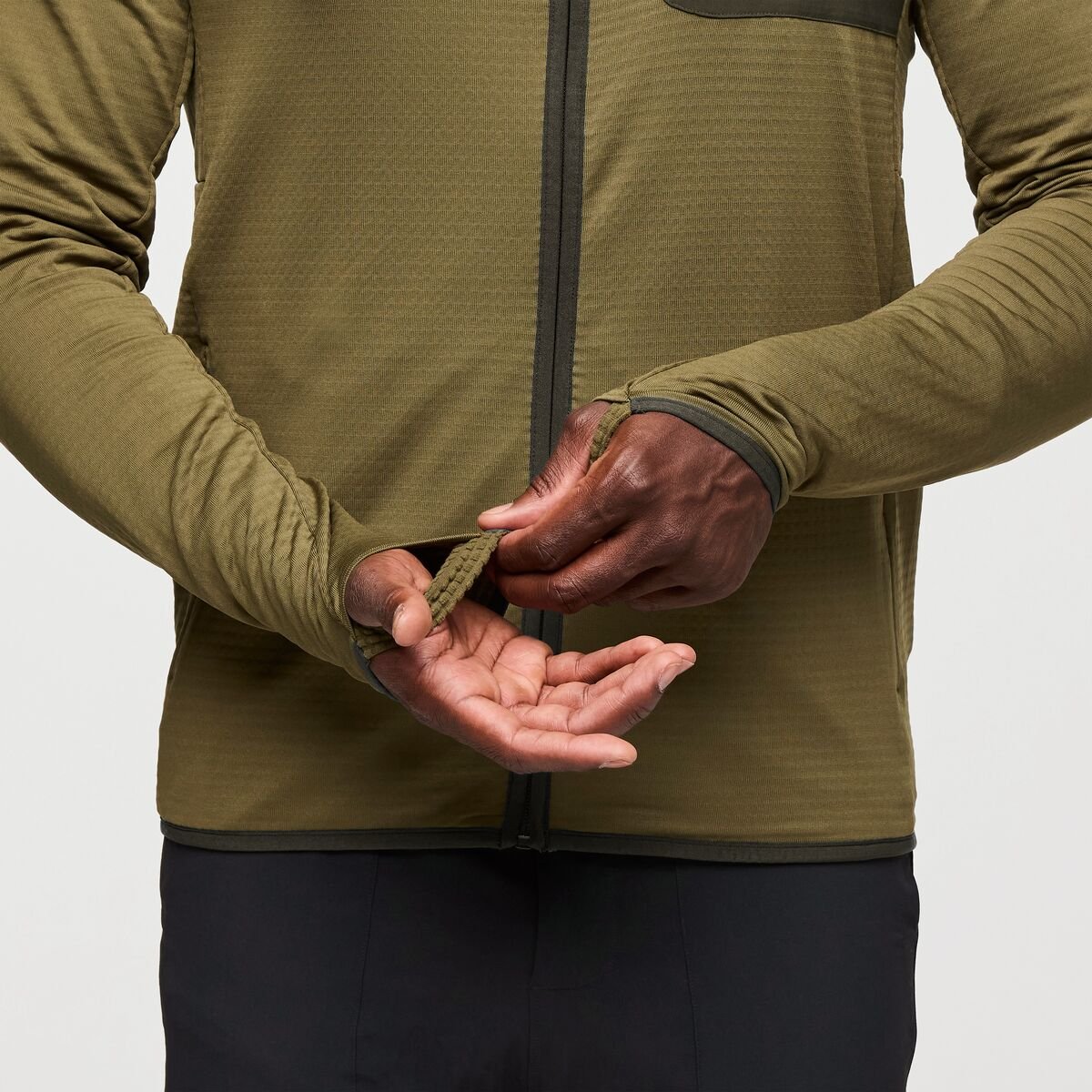 Otero Fleece Full-Zip Hooded Jacket Man