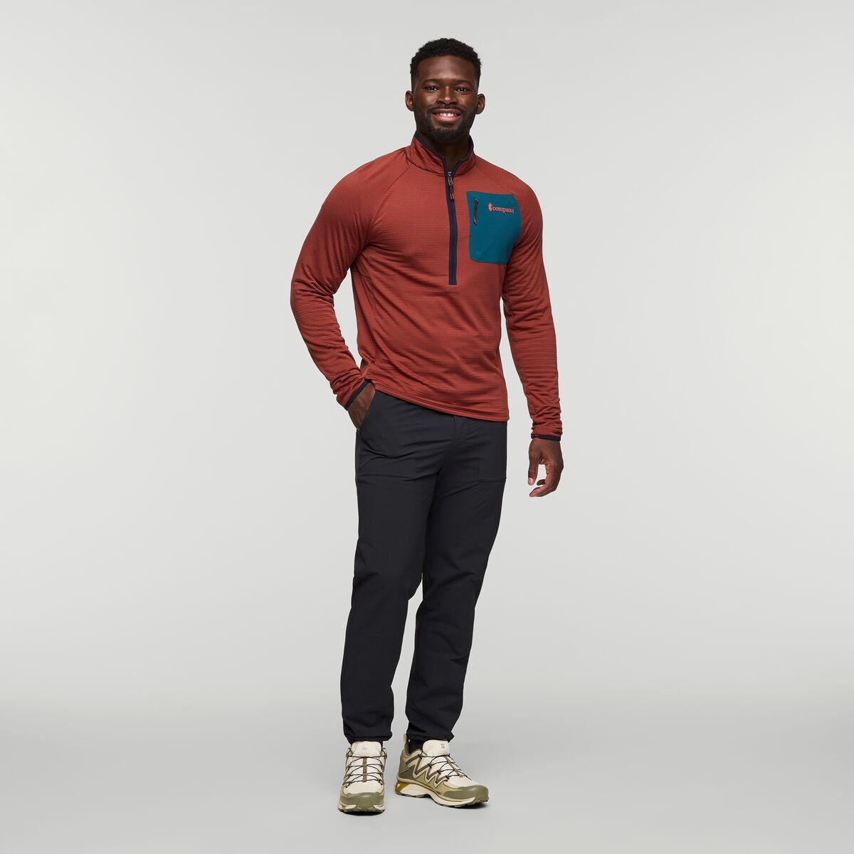 Otero Fleece Half-Zip Pullover Man