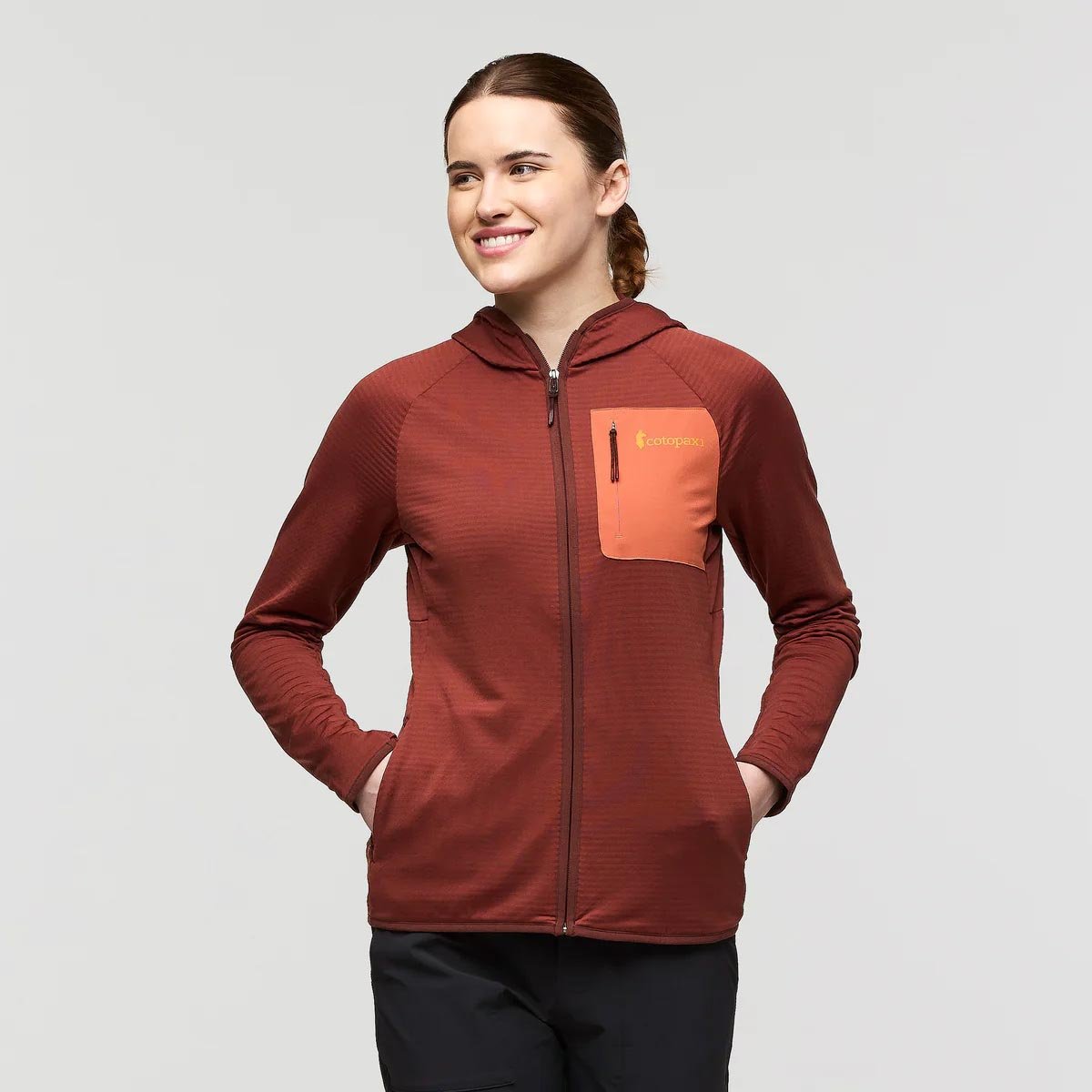 Otero Fleece Full-Zip Hooded Jacket Woman