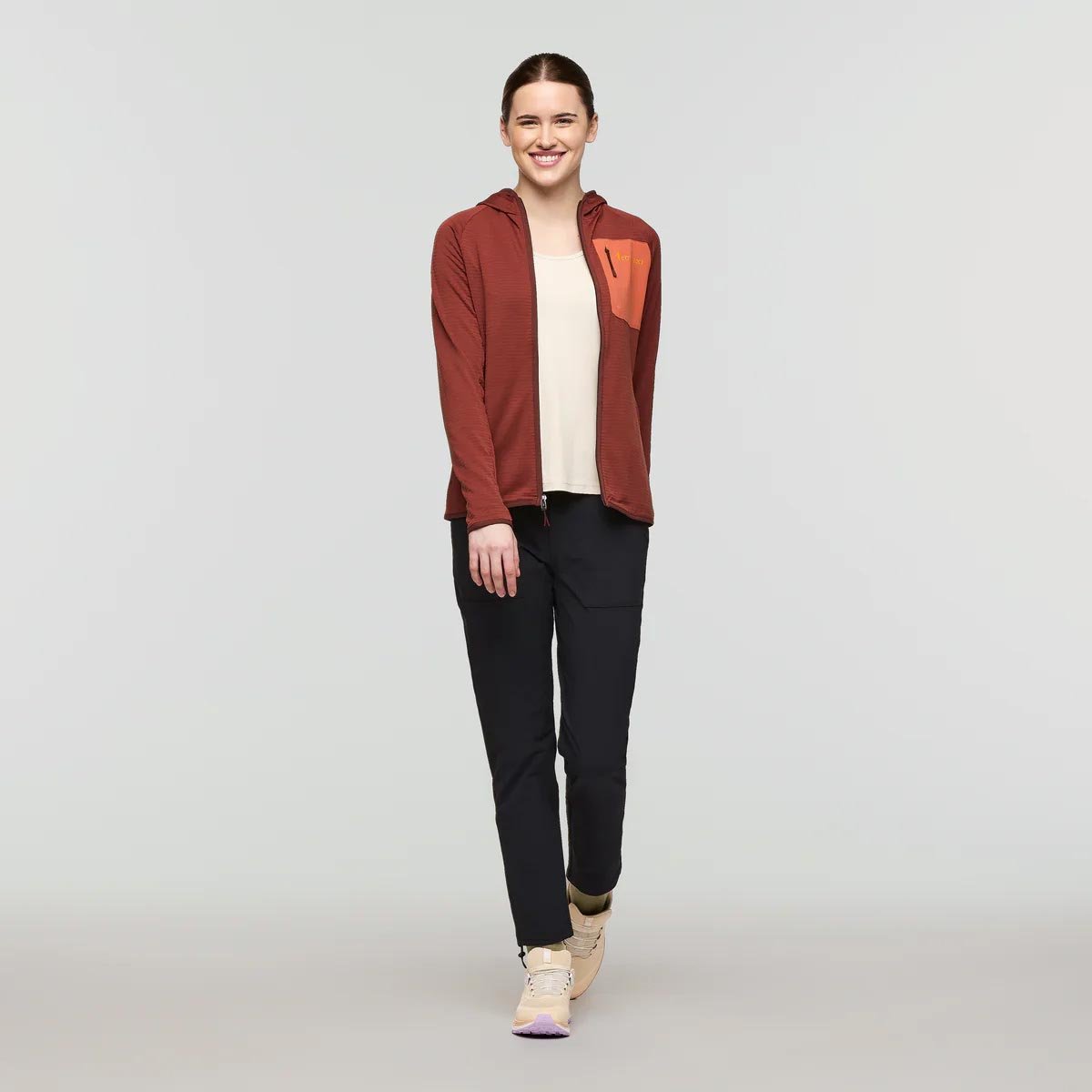 Otero Fleece Full-Zip Hooded Jacket Woman