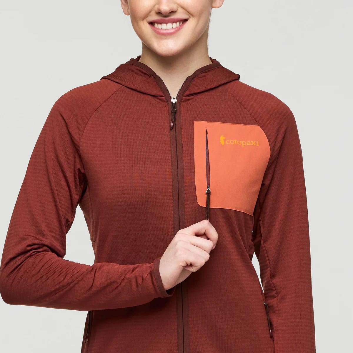 Otero Fleece Full-Zip Hooded Jacket Woman
