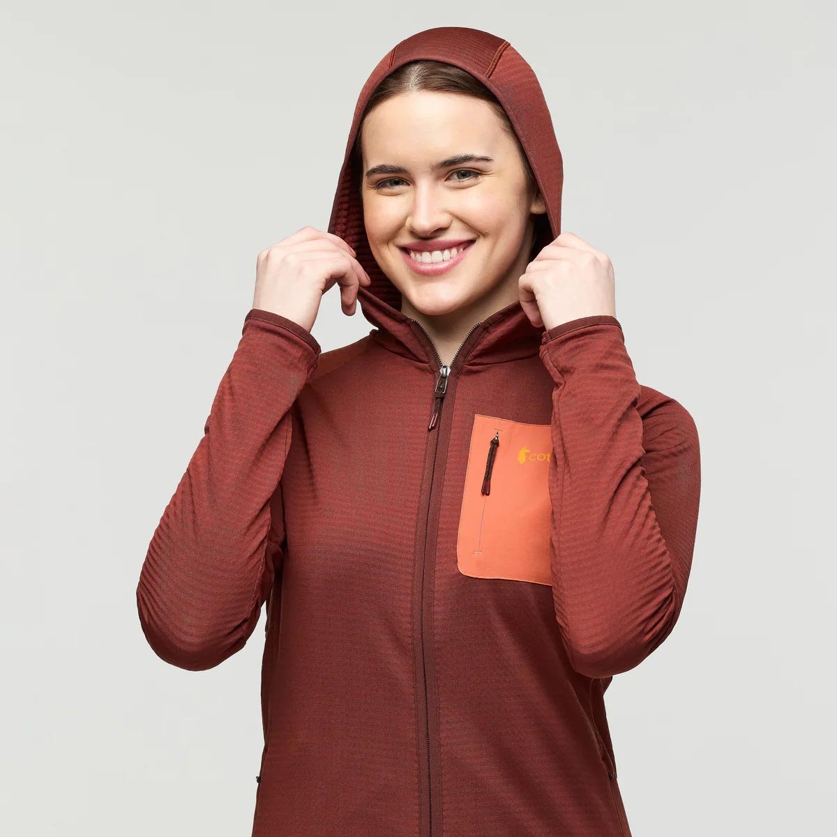 Otero Fleece Full-Zip Hooded Jacket Woman