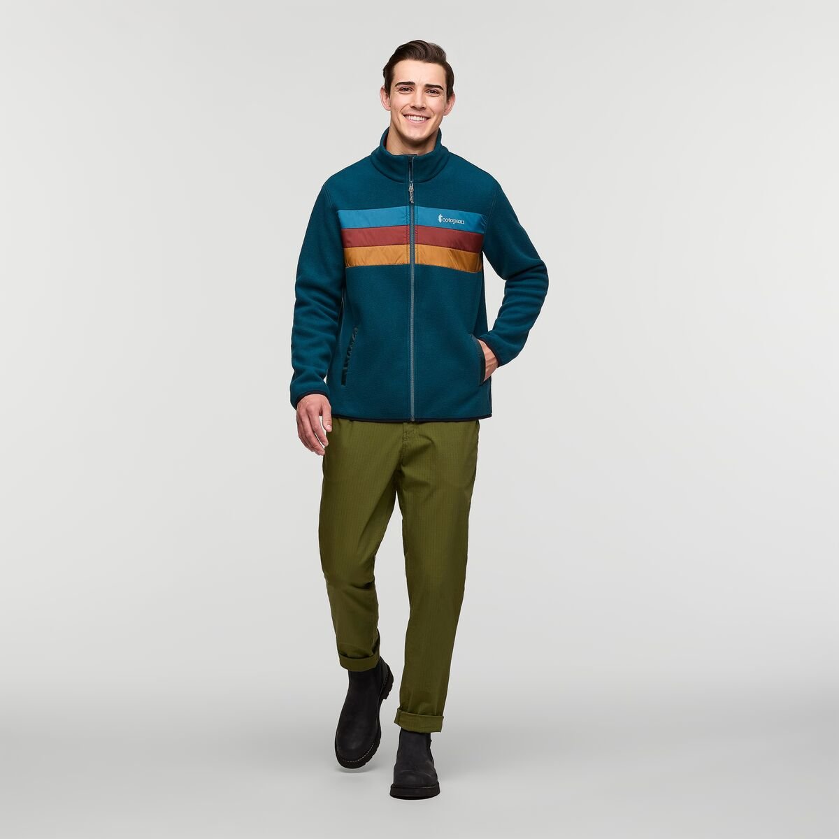 Teca Fleece Full-Zip Jacket Man