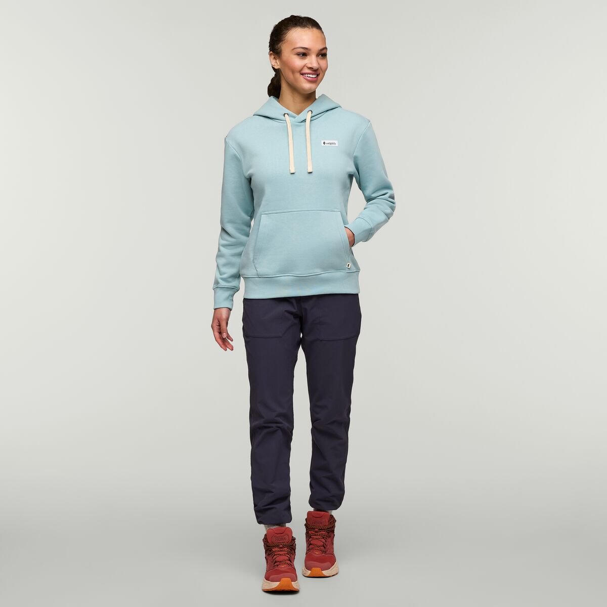 Llama Patch Pullover Hoodie Woman