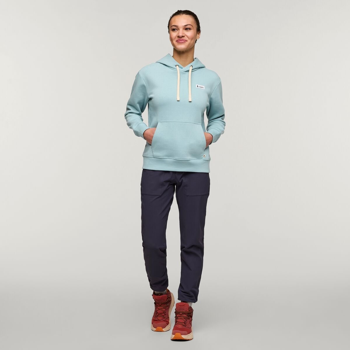 Llama Patch Pullover Hoodie Woman